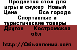 Продается стол для игры в снукер. Новый › Цена ­ 5 000 - Все города Спортивные и туристические товары » Другое   . Костромская обл.